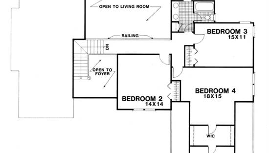 Upper Level Floorplan